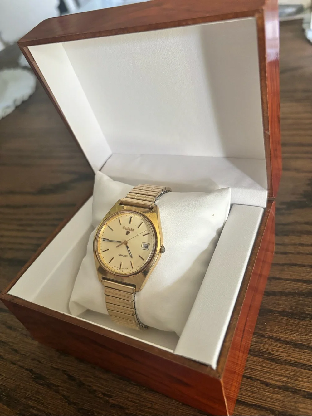 Pulsar by Seiko Y112-8059 Gold Tone Quartz Watch